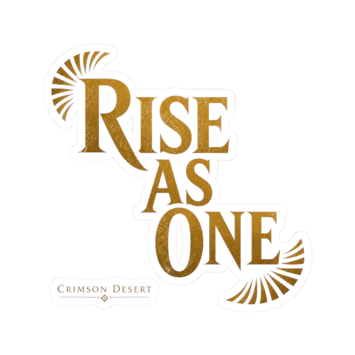Crimson Desert "Rise As One" Sticker - Official Stickers merchandise