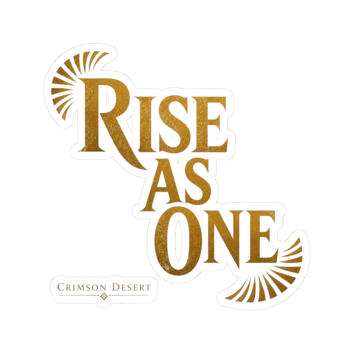 Crimson Desert "Rise As One" Sticker - alternate angle 1, merchandise